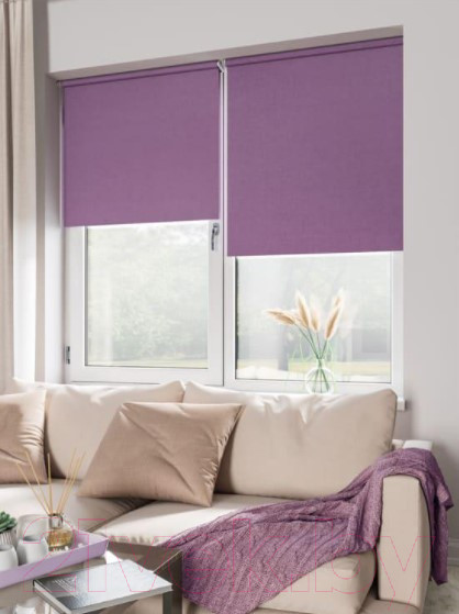 Изображение товара Рулонная штора LEGRAND Блэкаут 72.5x175 / 58 067 583 (пурпурный)