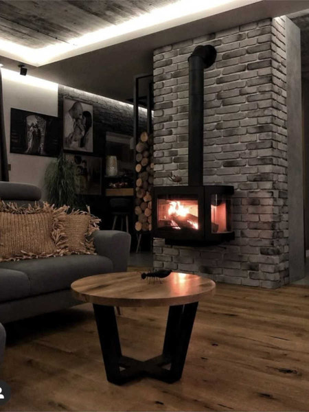 Изображение товара Декоративный камень гипсовый Polinka Кирпич шамотный 0306П (серая пудра)