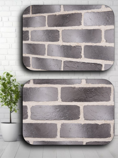 Изображение товара Декоративный камень гипсовый Polinka Кирпич шамотный 0306П (серая пудра)