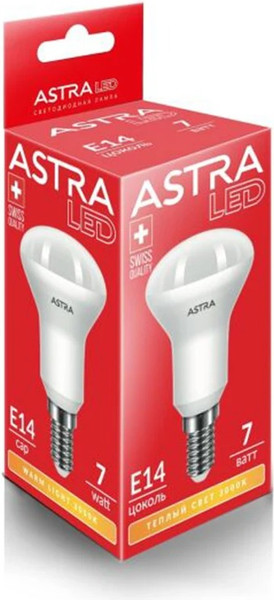 Изображение товара Лампа ASTRA LED R50 7W E14 3000K