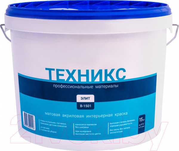 Изображение товара Краска Техникс Элит В-1501 P (15кг, белый)