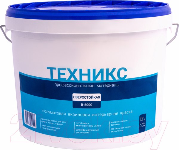 Изображение товара Краска Техникс Сверхстойкая В-5000 P (12кг, белый)