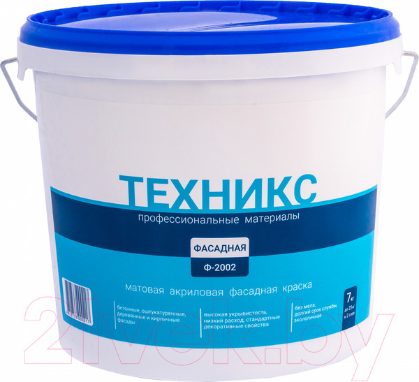 Изображение товара Краска Техникс Фасад Ф-2002 P (7кг, белый)