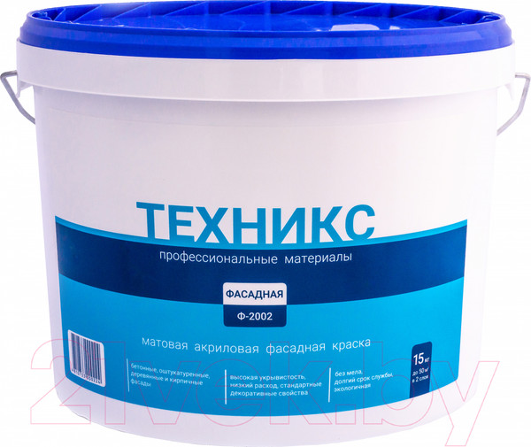 Изображение товара Краска Техникс Фасад Ф-2002 P (15кг, белый)