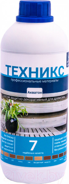 Изображение товара Пропитка для дерева Техникс Акватон (1кг, бесцветный)