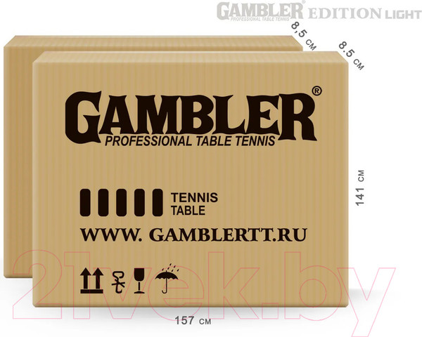 Изображение товара Теннисный стол Gambler Edition light Indoor / GTS-3