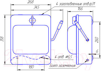 Изображение товара Ящик силовой Электрофидер ЯБПВУ/100А (IP54)