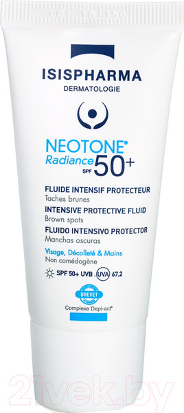 Изображение товара Крем для лица Isis Pharma Neotone Radiance защитный депигментационный SPF 50+ дневной (30мл)