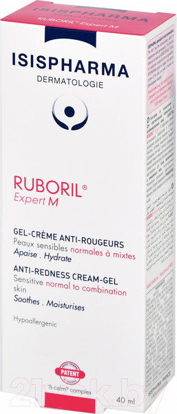 Изображение товара Крем для лица Isis Pharma Ruboril Expert M против покраснений для нормальн. и смешан. кожи (40мл)