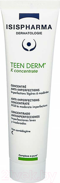 Изображение товара Гель для лица ISISPHARMA Teen Derm K Concentrate для проблемной кожи (30мл)