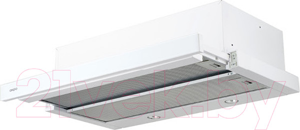 Изображение товара Вытяжка телескопическая Akpo Light Eco Twin 50 WK-7 (белый)