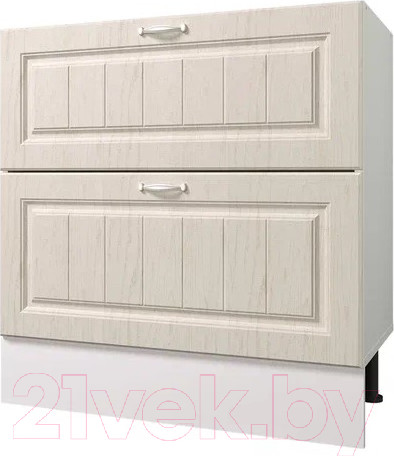Изображение товара Шкаф-стол кухонный Горизонт Мебель Принцесса 80 2 ящика (бежевый)