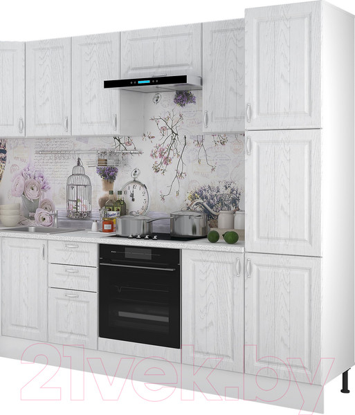 Изображение товара Шкаф-пенал кухонный Горизонт Мебель Принцесса 45 (арктик)