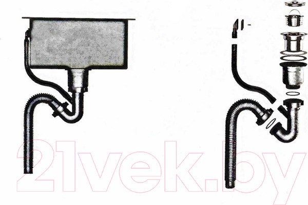 Изображение товара Мойка кухонная Wisent W35050