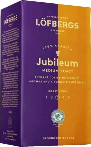 Изображение товара Кофе молотый Lofbergs Jubileum (500г)