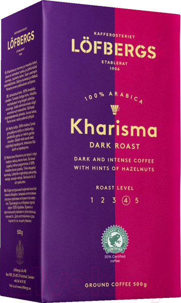 Изображение товара Кофе молотый Lofbergs Kharisma (500г)