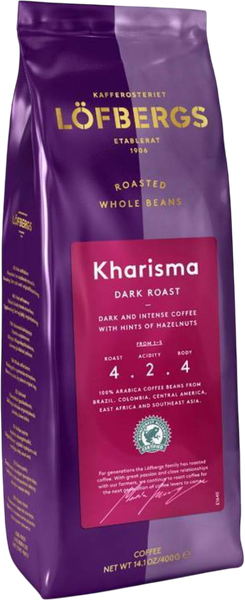Изображение товара Кофе в зернах Lofbergs Kharisma (400г)