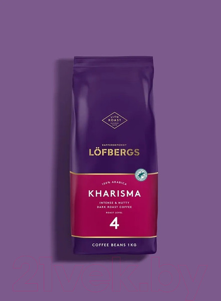 Изображение товара Кофе в зернах Lofbergs Kharisma (1кг)