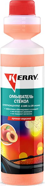 Изображение товара Очиститель стекол Kerry KR-332 (270мл, персик)