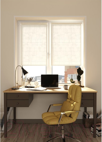 Изображение товара Рулонная штора LEGRAND Акцент 80.5x175 / 58 069 875 (беж)