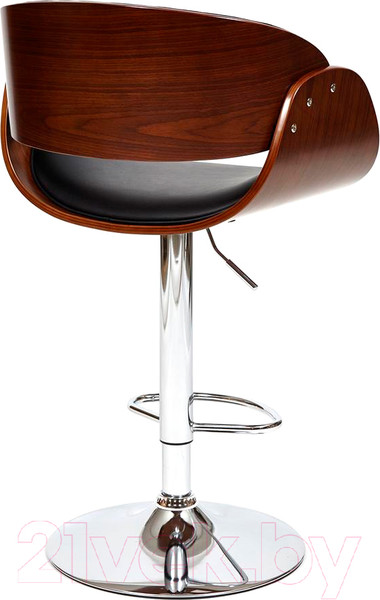 Изображение товара Стул барный Tetchair Lando (черный/орех/хром)