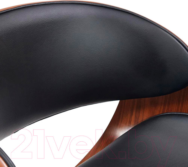 Изображение товара Стул барный Tetchair Lando (черный/орех/хром)