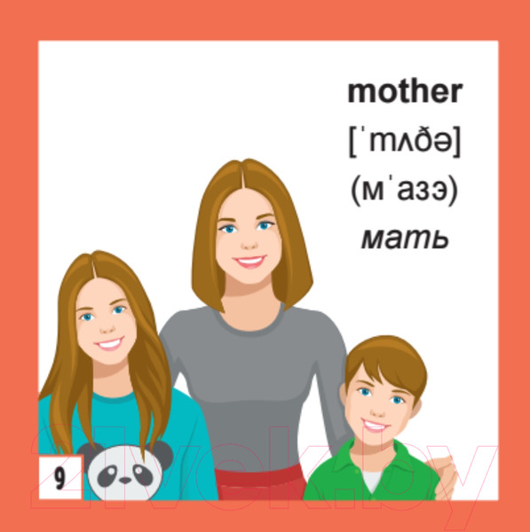 Изображение товара Развивающие карточки Питер 500 самых нужных английских слов и фраз (с русской транскрипцией)