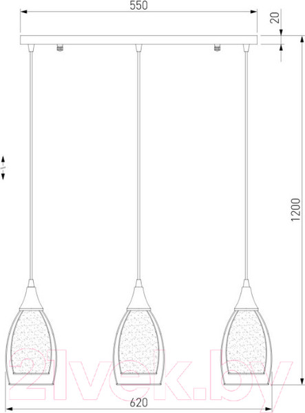 Изображение товара Люстра Евросвет Cosmic 50285/3 (золото)