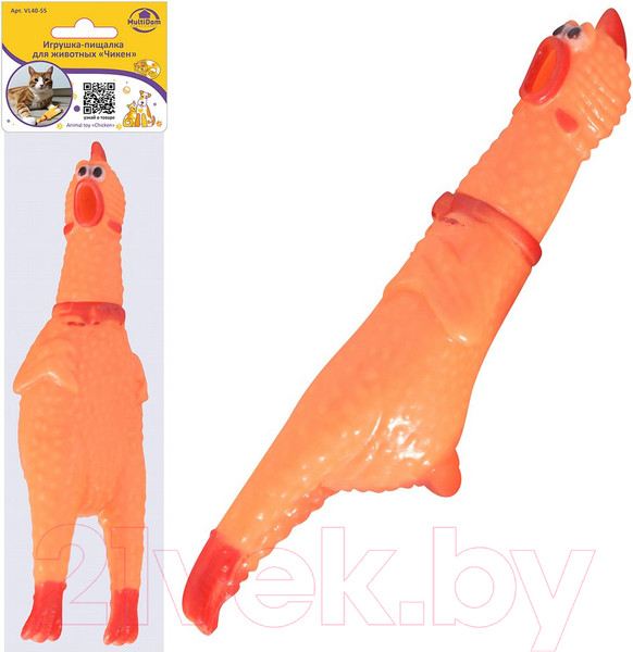 Изображение товара Игрушка для животных Мультидом Чикен / VL40-55