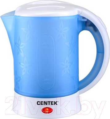 Изображение товара Электрочайник Centek CT-0054 (белый/синий)