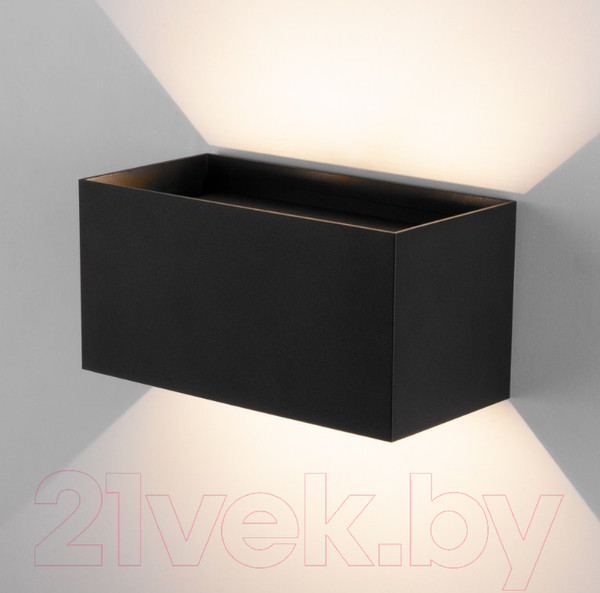 Изображение товара Бра уличное Elektrostandard Winner Double LED 35137/W (черный)