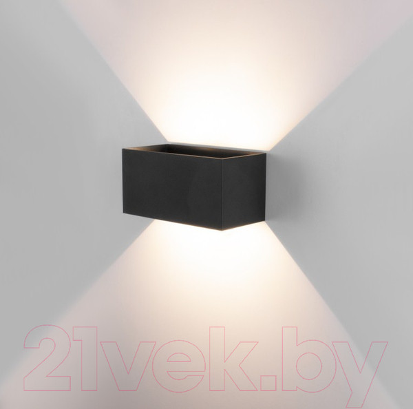 Изображение товара Бра уличное Elektrostandard Winner Double LED 35137/W (черный)
