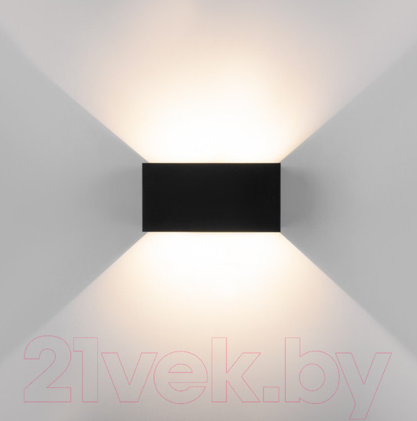 Изображение товара Бра уличное Elektrostandard Winner Double LED 35137/W (черный)