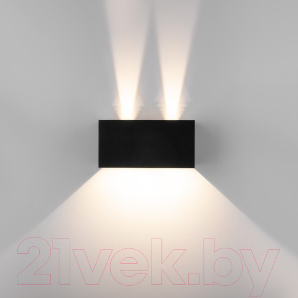 Изображение товара Бра уличное Elektrostandard Winner Double LED 35137/W (черный)