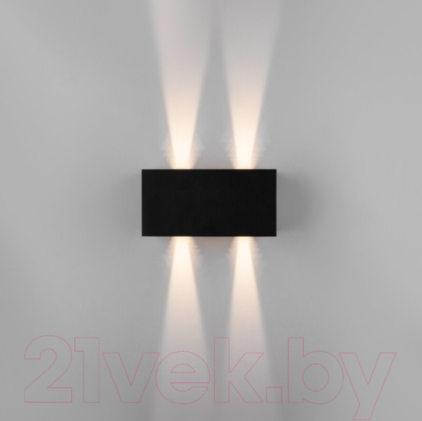 Изображение товара Бра уличное Elektrostandard Winner Double LED 35137/W (черный)