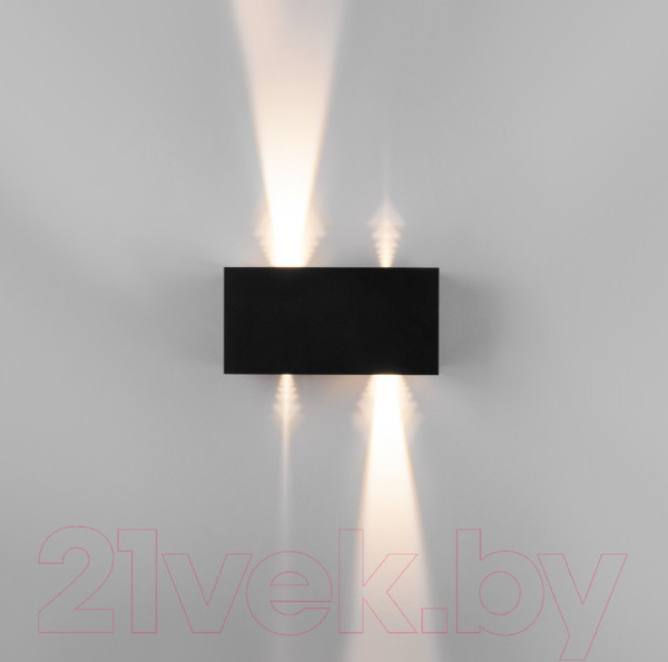 Изображение товара Бра уличное Elektrostandard Winner Double LED 35137/W (черный)