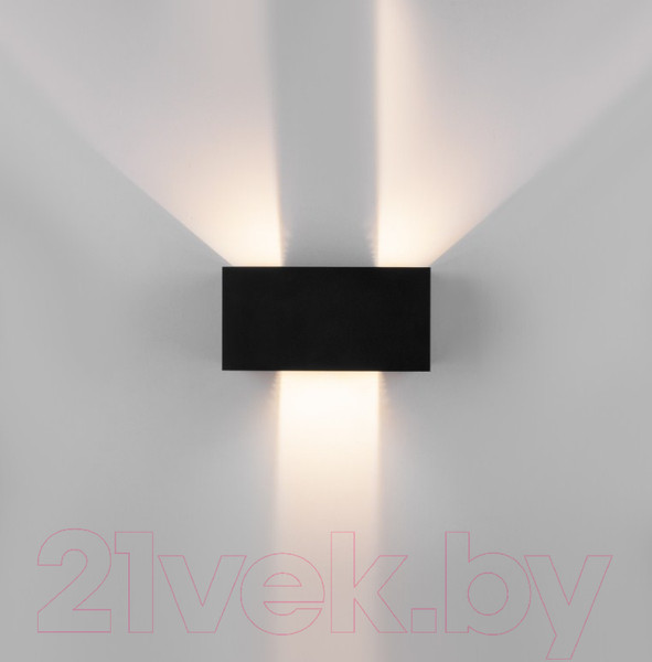 Изображение товара Бра уличное Elektrostandard Winner Double LED 35137/W (черный)