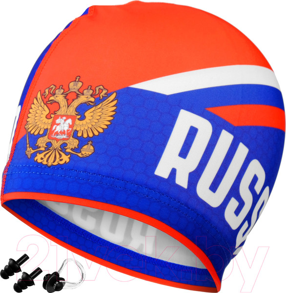 Изображение товара Набор для плавания Onlytop Russia 4478118 (шапочка, беруши, зажим для носа, мешок)