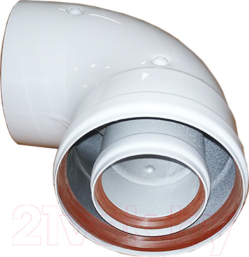 Изображение товара Поворот дымохода Ferroli 60/100 / 90160420 (коаксиальный)