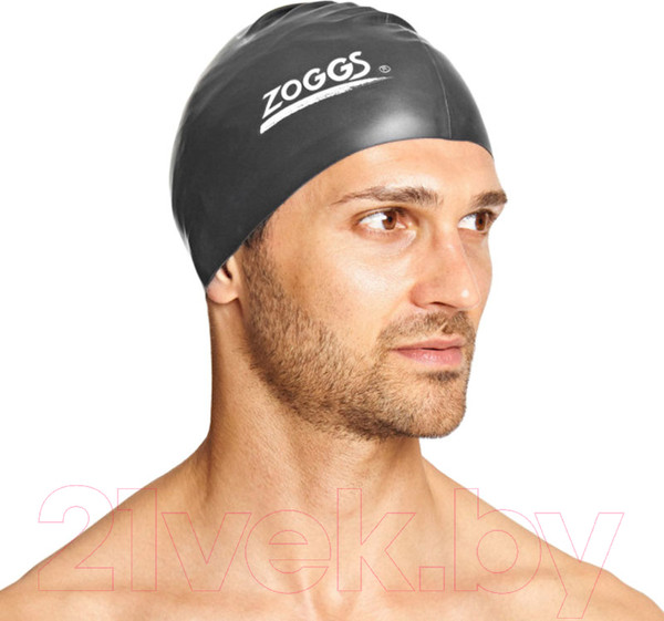 Изображение товара Шапочка для плавания ZoggS Silicone Cap / 300771 (черный)