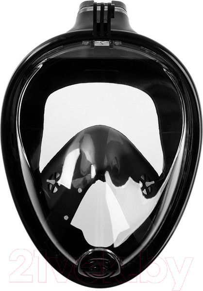 Изображение товара Маска для плавания Onlytop Для снорклинга / 4136089 (L/XL, черный)