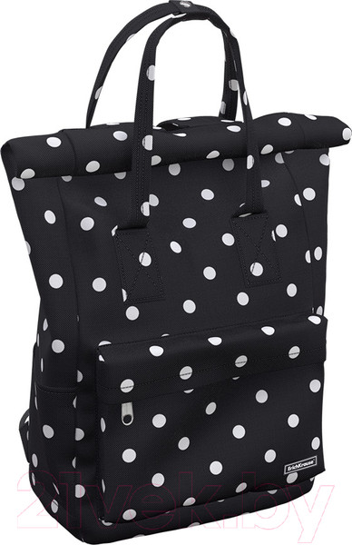 Изображение товара Рюкзак Erich Krause ActiveLine Rolltop 17L Dots in Black / 54857