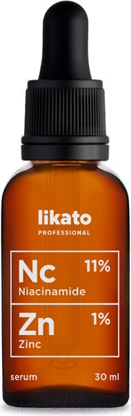 Изображение товара Сыворотка для лица Likato Professional С ниацинамидом и цинком (30мл)