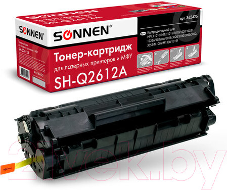 Изображение товара Картридж Sonnen SH-Q2612A / 362425