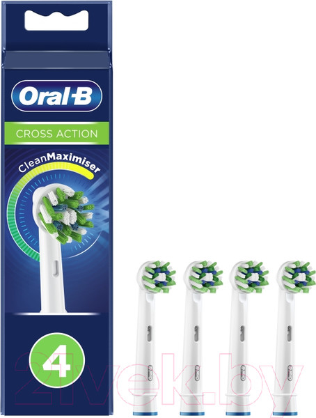 Изображение товара Набор насадок для зубной щетки Oral-B CrossAction EB50RB (4шт)