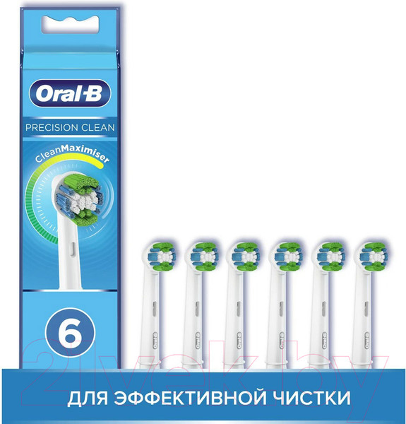 Изображение товара Набор насадок для зубной щетки Oral-B Precision Clean EB20RB (6шт)