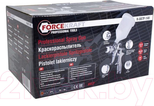 Изображение товара Пневматический краскопульт ForceKraft FK-H-887P-14V(50326)