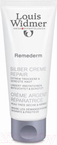 Изображение товара Крем для тела Louis Widmer Ремедерм восстанавливающий с серебром (75мл)