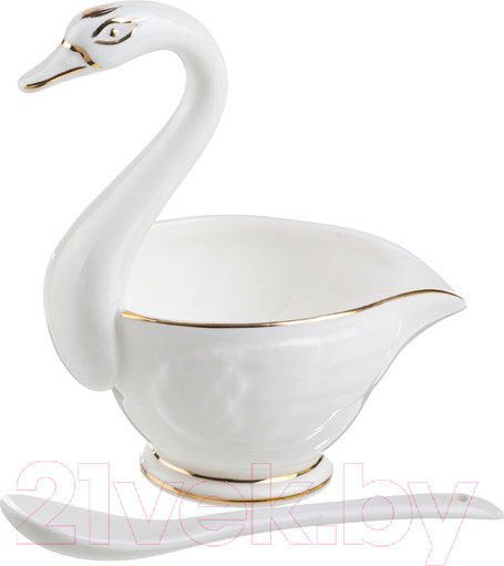 Изображение товара Соусник Lefard Лебедь / 264-452 (с ложкой)