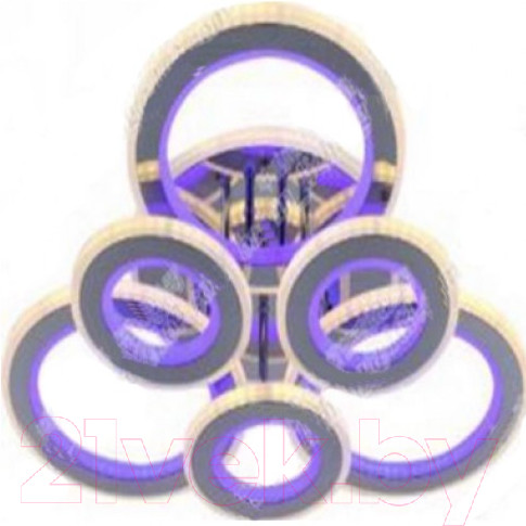 Изображение товара Потолочный светильник Aitin-Pro L8881/3+3A (хром/синий/желтый)